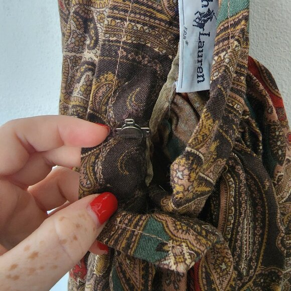 Ralph Lauren Paisley Maxi Skirt - Multicolor - Picture 5 of 7